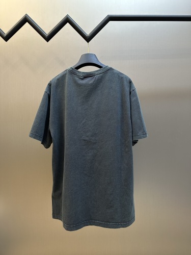 Dior Classic Simple Versatile Casual Loose Washed Short Sleeved T-shirt