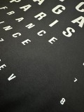Balenciaga Classic Letter Printed T-shirt Unisex Casual Oversize Short Sleeve