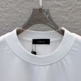 Amiri 26SS Fashion 3D Stereoscopic Logo Printed T-shirt Unisex Versatile Loose Short Sleeve