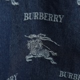 Burberry Classic Full War Horse Printed Embroidered Cowboy Short Sleeved Shirt