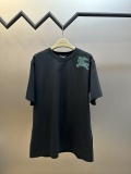 Burberry Fashion War Horse Logo Printed Short Sleeve Couple Casual Loose T-shirt