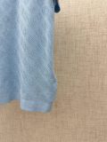Louis Vuitton Fashion Mesh Hollow Logo Knitted Short Sleeve