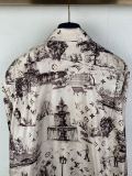 Louis Vuitton 26SS Fashion Full Print Casual Mulberry Silk Long Sleeve Shirt
