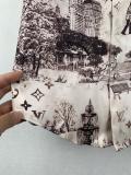 Louis Vuitton 26SS Fashion Full Print Casual Mulberry Silk Long Sleeve Shirt