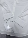 Dior Women's Fashion Embroidered Casual Long Sleeve Bow Shirt