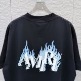 Amiri 26SS Fashion 3D Stereoscopic Logo Printed T-shirt Unisex Versatile Loose Short Sleeve