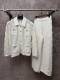 Chanel Women's Fashion Lazy Bow Hollow Collar Long Sleeve Set