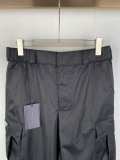 Prada Classic Triangle Logo Workwear Shorts Casual Versatile Sports Pants