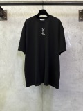 Yves Saint Laurent 26SS Classic Logo Printed Short Sleeve Couple Casual Oversize T-shirt