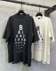 Balenciaga Classic Letter Printed T-shirt Unisex Casual Oversize Short Sleeve