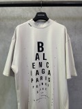 Balenciaga Classic Letter Printed T-shirt Unisex Casual Oversize Short Sleeve