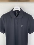 Moncler Classic Embroidered Logo Casual Short Sleeve Polo Shirt