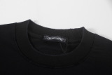Chrome Hearts 26SS High Street Patchwork Embroidered T-shirt Unisex Versatile Washed Short Sleeve