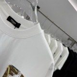 Fendi 26SS Fashion Embroidery LogoT girl Unisex Versatile Loose Short Sleeve