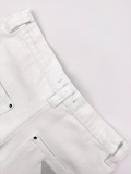 Prada Classic Fashion Leather Triangle Logo Work Pants Couple Versatile Wide Leg Pants