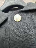 Louis Vuitton 26SS Fashion Embroidered Logo Checkerboard Knitted Polo Shirt