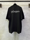 Yves Saint Laurent 26SS Classic Logo Printed Short Sleeve Couple Casual Oversize T-shirt