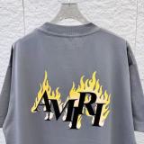 Amiri 26SS Fashion 3D Stereoscopic Logo Printed T-shirt Unisex Versatile Loose Short Sleeve