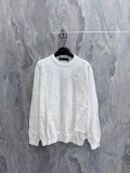 Louis Vuitton Unisex Fashion Logo Jacquard Casual Versatile Long Sleeve Knitted Shirt