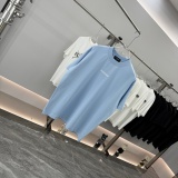 Balenciaga 26SS Simple Embroidered Logo T-shirt Unisex Versatile Loose Short Sleeve