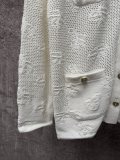 Chanel Women's Fashion Lazy Bow Hollow Collar Long Sleeve Set