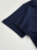 Louis Vuitton Fashion Embroidered Round Neck Short Sleeve Couple Casual Loose T-shirt