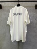 Yves Saint Laurent 26SS Classic Logo Printed Short Sleeve Couple Casual Oversize T-shirt