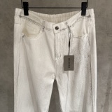 Balenciaga Retro Embroidered Logo Vintage Casual Versatile Jeans
