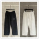 Chrome Hearts Fashion Leather Cross Pearl Side Guard Pants Couple Versatile Casual Pants