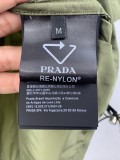 Prada Classic Triangle Logo Regenerated Nylon Short Sleeve Shirt