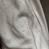Balenciaga Retro Embroidered Logo Vintage Casual Versatile Jeans