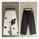 Chrome Hearts Classic Fashion Cross Casual Parachute Pants