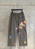 Chrome Hearts Fashion Colorful Cross Casual Parachute Pants
