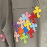 Chrome Hearts Fashion Colorful Cross Casual Parachute Pants