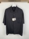 Loewe Classic Logo Embroidered Linen Loose Short Sleeve Shirt