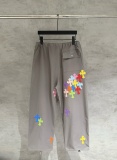 Chrome Hearts Fashion Colorful Cross Casual Parachute Pants