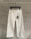 Balenciaga Retro Embroidered Logo Vintage Casual Versatile Jeans