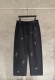 Chrome Hearts Fashion Inked Leather Cross Pants Couple Versatile Casual Pants