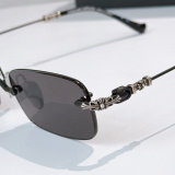 Chrome Hearts Couple Fashion Versatile Frameless Glasses Model: PILLS III Size: 55-20-144