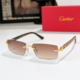 Cartier Fashion Versatile Frameless Glasses Model: CT0579S Size: 57-19-145