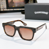 Chrome Hearts Couple Fashion Versatile Square Frame Glasses Model: BOX OFFICER Size: 56-19-144