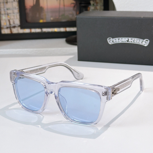 Chrome Hearts Couple Fashion Versatile Square Frame Glasses Model: BOX OFFICER Size: 56-19-144