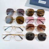 Gucci Fashion Versatile Square Frame Sunglasses Model: GG2053S Size: 57-17-145