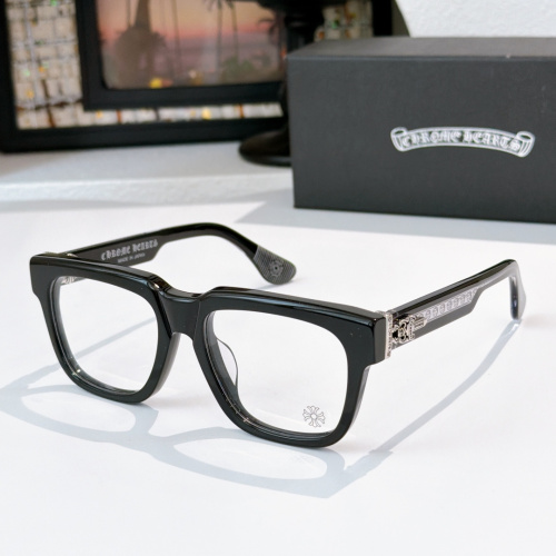 Chrome Hearts Couple Fashion Versatile Optical Frame Glasses Model: BOX OFFICER Size: 56-19-144