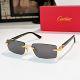 Cartier Fashion Versatile Frameless Glasses Model: CT0579S Size: 57-19-145