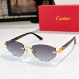 Cartier Fashion Versatile Frameless Glasses Model: CT0580S Size: 56-18-145