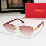 Cartier Fashion Versatile Frameless Glasses Model: CT0580S Size: 56-18-145