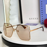 Gucci Fashion Personality Versatile Square Frame Glasses Model: GG0817S Size: 62-18-140