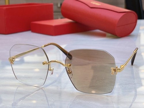 Cartier Fashion Versatile Glasses Model: CT0591S Size: 55-19-140