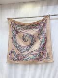 Gucci Fashion Versatile Double Sided Same Color Silk Square Towel 90 x 90 CM
